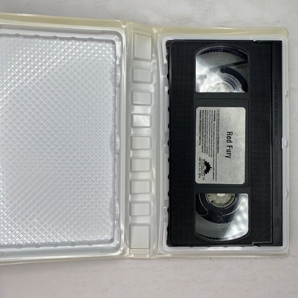 Vintage Red Fury Film VHS Tape Clamshell Case Based On Story By Joe Elliott - Picture 4 of 9
